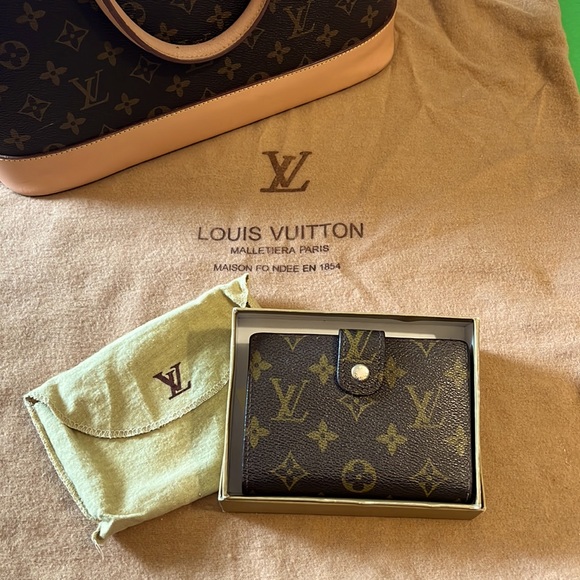 🌟 Louis Vuitton mini wallet - brown monogram logo - Picture 1 of 12